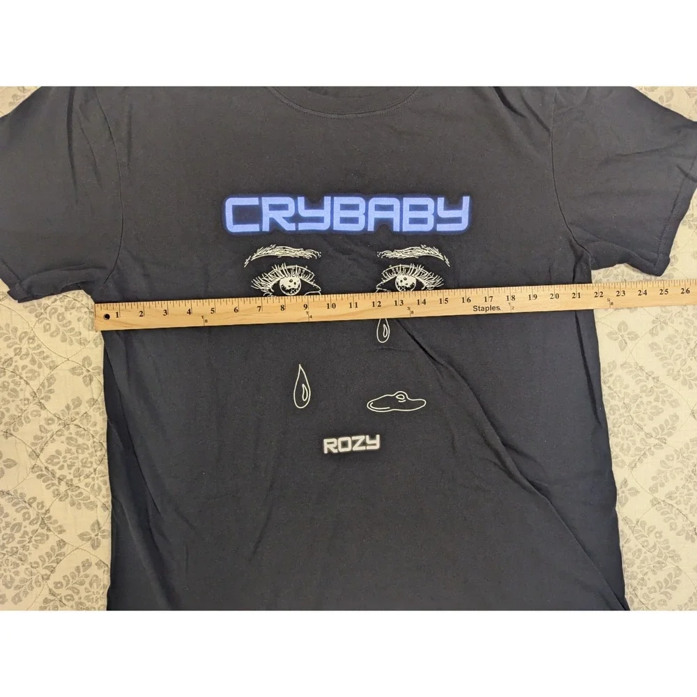 Rozy Band Crybaby Mens T-Shirt Blk XL‎ Texas Punk Alt Edgy RōZY Rock Metal